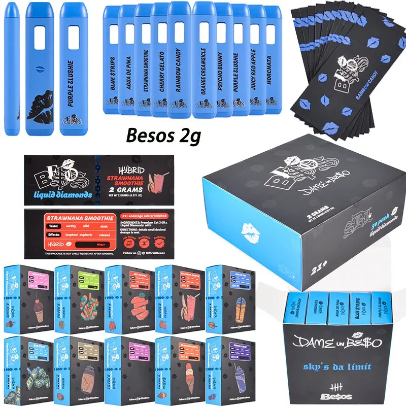 Empty Blue Besos 2g Disposable Vape suppliers