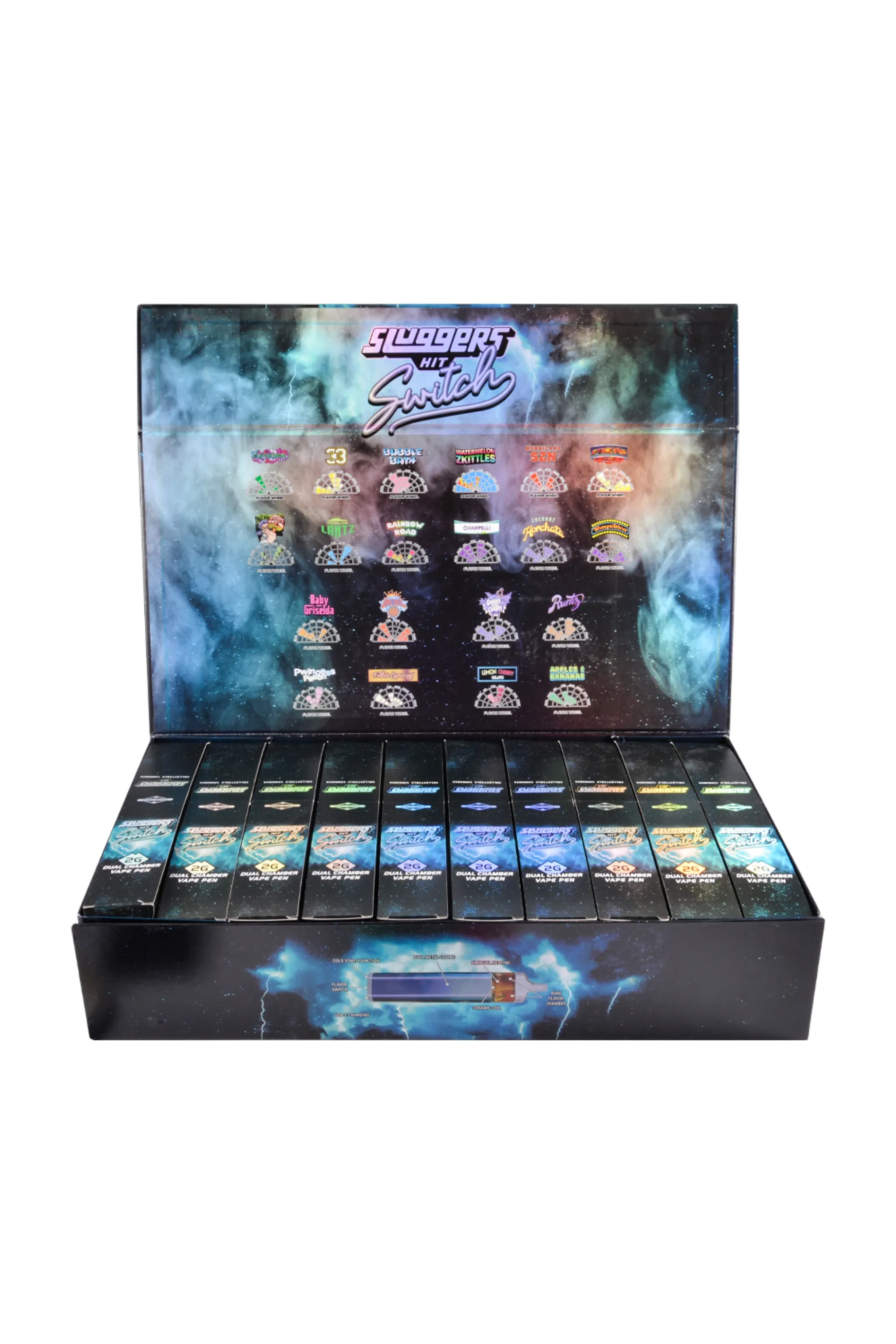 EMPTY Newest Sluggers Hit Dual Switch 2g Disposable Vape best