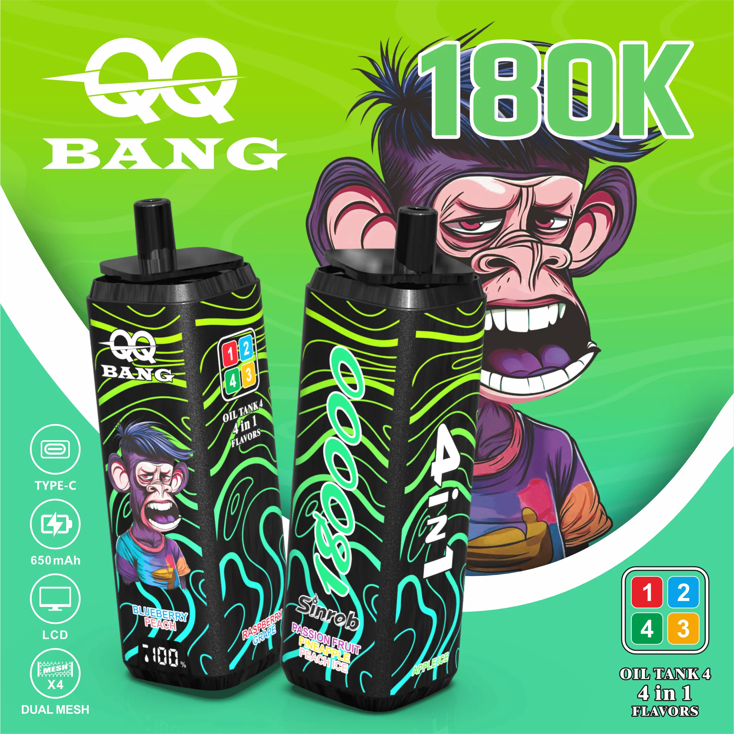 QQ BANG 180k dispaoble