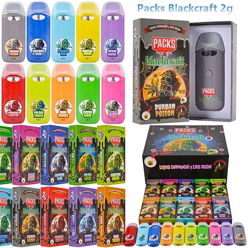 Packs X Black Craft 2g Disposable Vape Pen