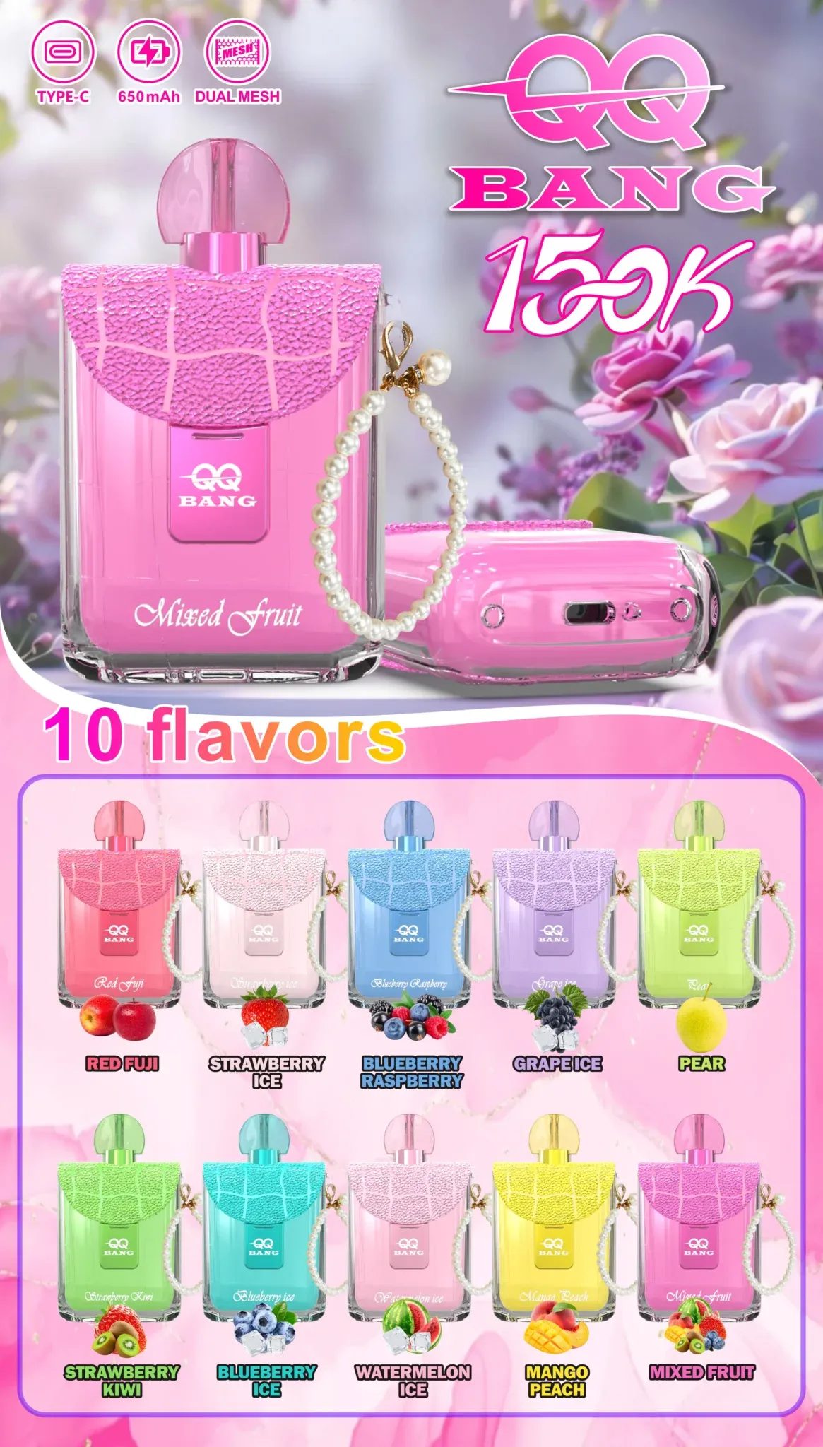 QQ Bang 150K Puffs Disposable Vape