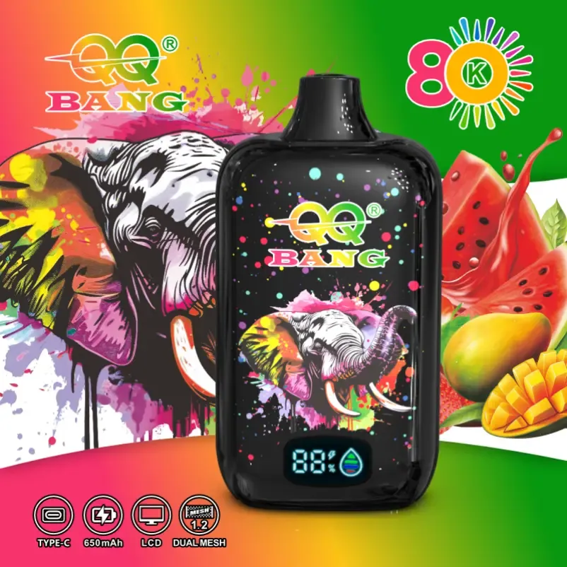 QQ Bang 80K LCD Puff Display Disposable Vape
