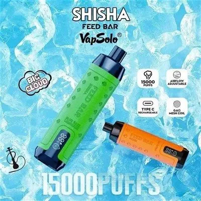 Vapsolo FEED BAR SHISHA 15000 Puffs Vape
