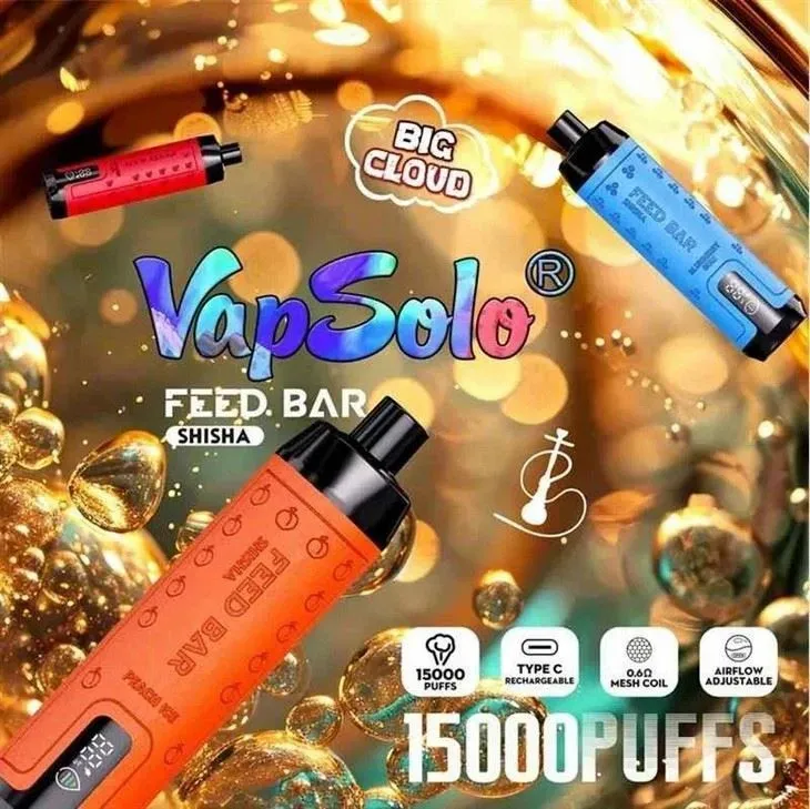 Vapsolo FEED BAR SHISHA 15000 Puffs Vape Vapsolo FEED BAR SHISHA 15000 Puffs Vape